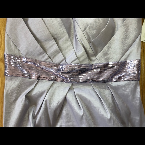 Calvin Klein Lilac Strapless Dress Size 8 NWT - Picture 3 of 4